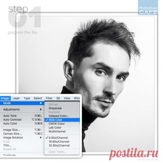 Как преобразовать черно-белую фотографию в цветную с помощью Photoshop?