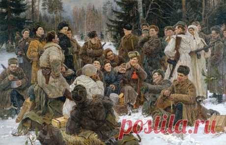 Отдых после боя. Художник Непринцев Ю.М.
