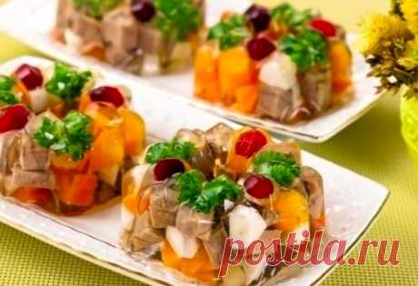 Праздничная закуска: заливное мясо! Даже жалко есть... - МирТесен