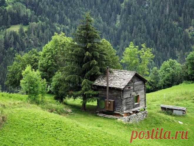 Мечта интроверта: ультра-современная хижина посреди Альп (8 фото)