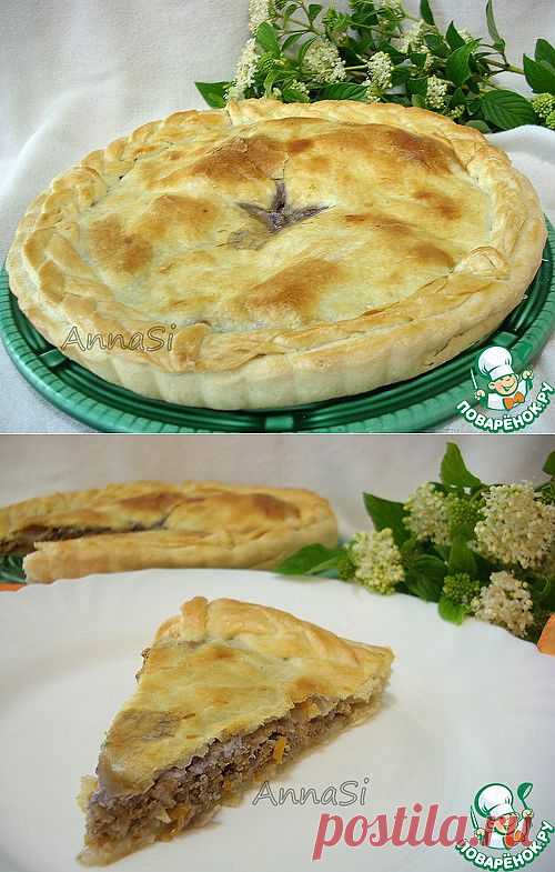 Французский пирог с мясом и красным вином. Автор: AnnaSi