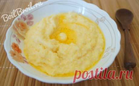 Кукурузная каша на молоке - пошаговый рецепт с фото на BoilBroil
