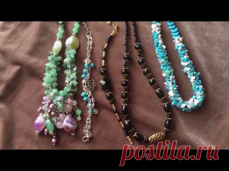Украшения из натуральных камней своими руками. Продолжение