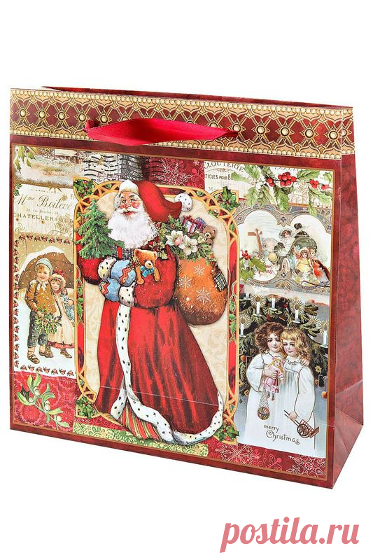 Купить Бумажный подарочный пакет Mister Christmas BR-PB-14 МУЛЬТИЦВЕТ со скидкой в интернет-магазине kupivip.ru - распродажа