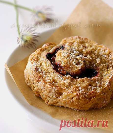 Яблочные сконы с джемом | Мои Кулинарные Зарисовки