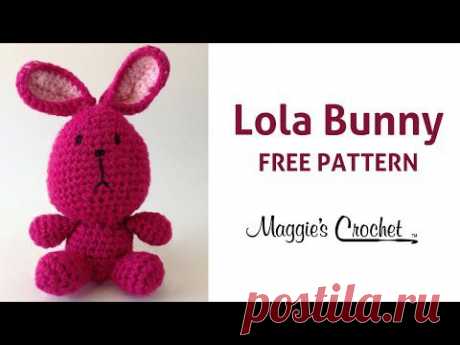 Lola The Bunny Free Crochet Pattern - Right Handed