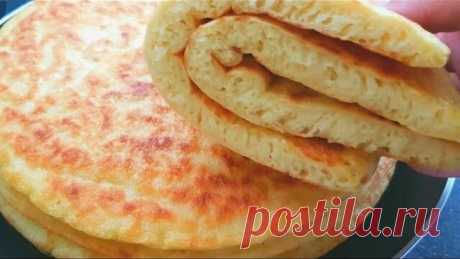 ГОТОВЛЮ УЖЕ ВТОРОЙ ДЕНЬ!!! Смешайте Муку Манку и Кефира! Обалденно Вкусный