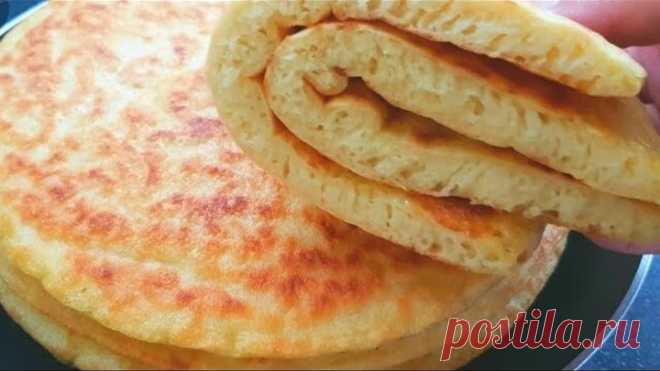 ГОТОВЛЮ УЖЕ ВТОРОЙ ДЕНЬ!!! Смешайте Муку Манку и Кефира! Обалденно Вкусный