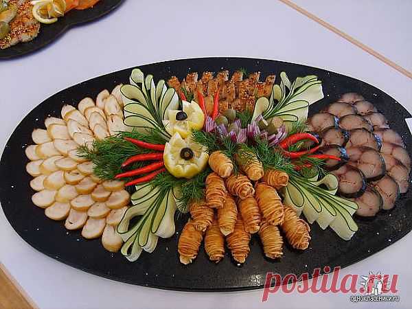 Рыбный букет с копченым сыром