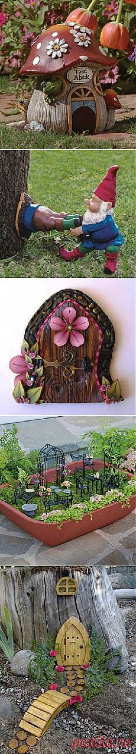 Gardening: Fairy Gardens в Pinterest