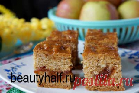 Медовая коврижка с вареньем/