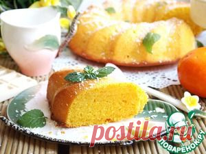 Морковно-апельсиновый манник - кулинарный рецепт
