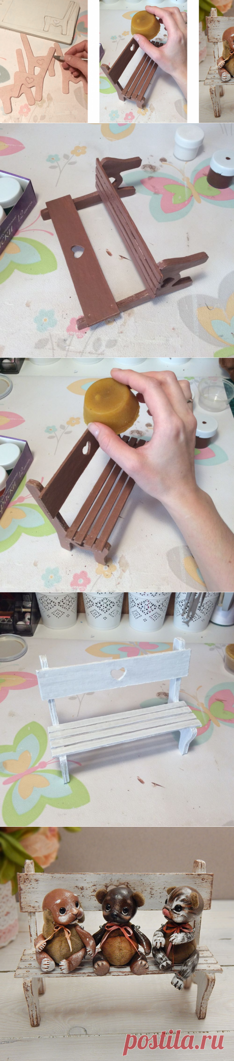 Создаем скамейку для кукол - Ярмарка Мастеров - ручная работа, handmade