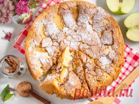 Шарлотка с яблоками с хрустящей корочкой - пошаговый рецепт с фото на Повар.ру