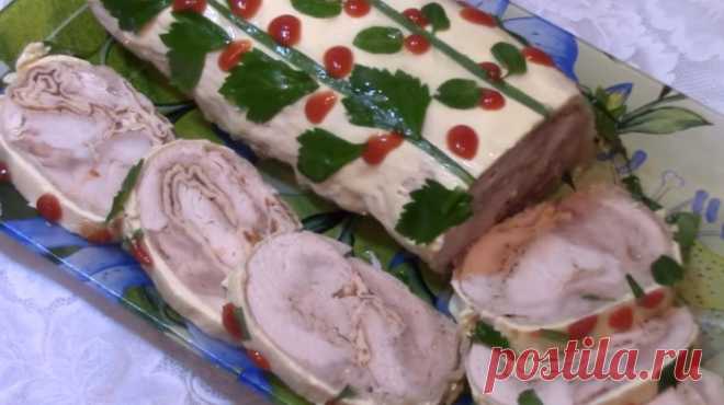 Рулет из курицы в домашних условиях: 12 лучших рецептов куриного рулета