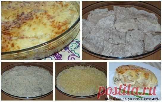 Рыба, запечённая в сметане