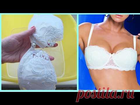 Супер быстрый и легкий метод вернуть лифчику белизну! - Своими руками
2 ст. л. соли
1 ст. л. соды
1 ст. л. стирального порошка