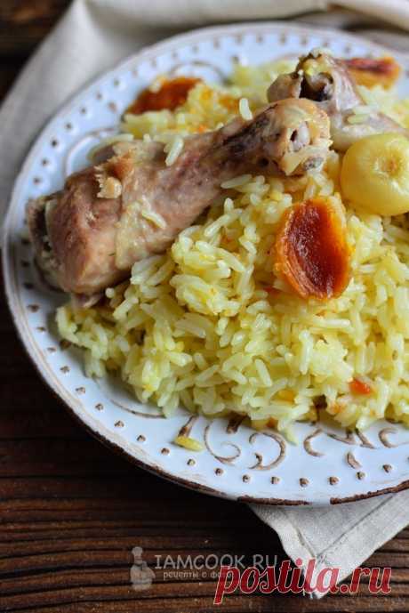Плов с куриными ножками в мультиварке