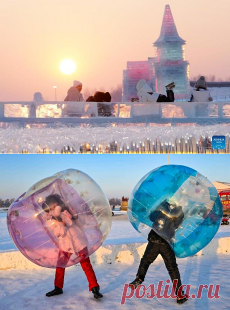 В Харбине проходит 39-й Международный фестиваль ледяных и снежных скульптур