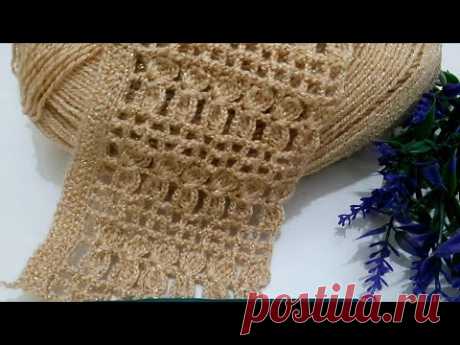 NEW DESİGN! I didn't expect it to be this beautiful! crochet lace top pattern