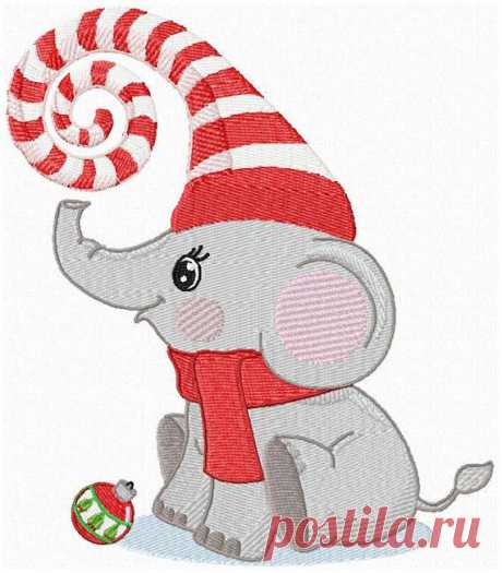Christmas Baby Elephant Machine Embroidery Design - 3 sizes  for 7.87" x 7.87" hoop -5.91" x 5.91" hoop - Commercial Use - Instant Download *Christmas Jungle Baby Elephant Embroidery Design - for 7.87 x 7.87 hoop - 5.91 x 5.91 hoop  Lovely design for all your quilting, creative sewing and craft projects:  Available in 3 sizes - zipped - Instant Download!  Design Sizes:  6.50 x 7.45(165.1mm x 189.3mm)  5.21 x 5.96(132.3.mm x