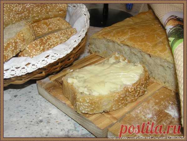 Хлеб домашний, корочка тонкая, хрустящая... | Четыре вкуса