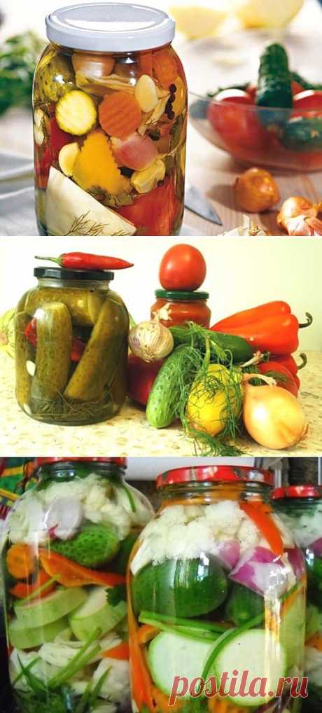Практичные заготовки: овощное ассорти / Простые рецепты