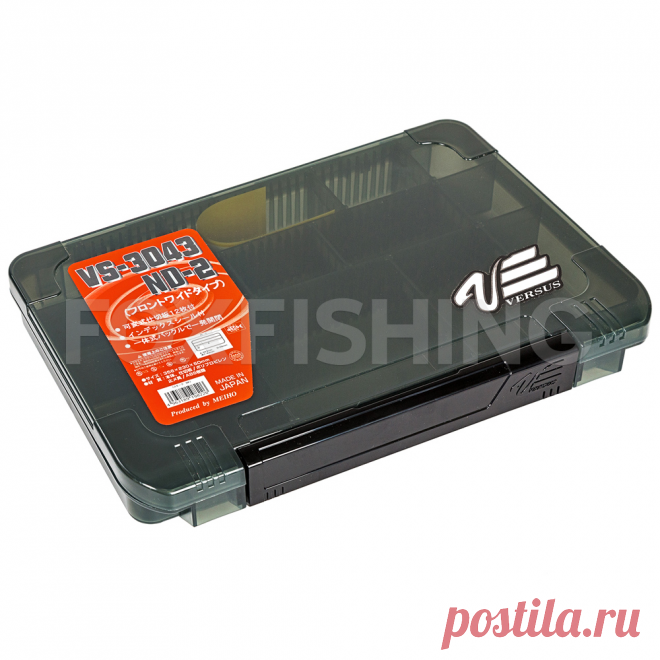 Коробка Meiho Versus Vs 3043ND-2 Black 35,6x23x5см. купить в Москве, низкие цены в интернет-магазине - FoxFishing.ru