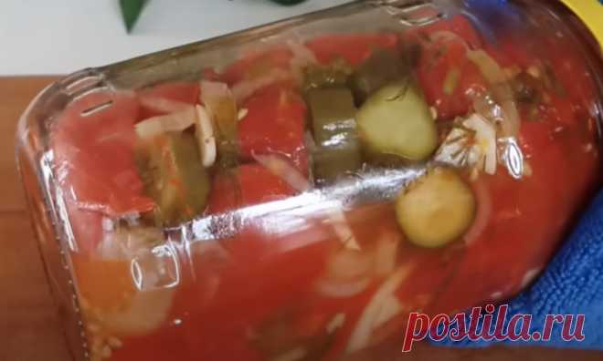 Закатываем летний салат по банкам: зимой будет как свежий