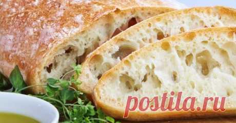Чиабатта в духовке приготовление | CookandYou