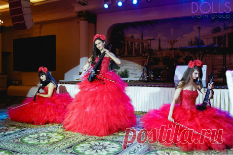 Инструментальное шоу Violin Group DOLLS на праздничном мероприятии в гостинице Radisson