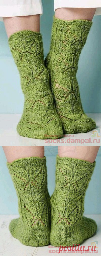 Ажурные носки «Wood Millet» | ВЯЗАНЫЕ НОСКИ