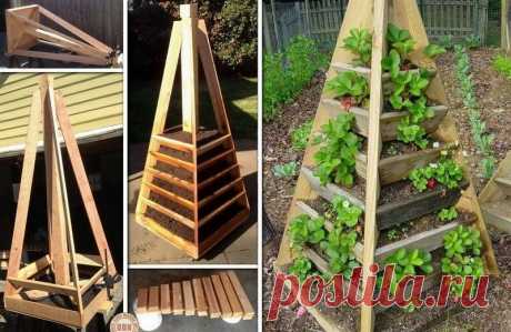 Vertical Pyramid Garden Planter - DIY - iCreatived When planing your garden layout and trying to correct the planting space and you do not have enough space for all the plants you wish to have, try going vertical. This project will bring to you that extra space you need for gardening and planting. The tower only needs an investment of about $200 to …