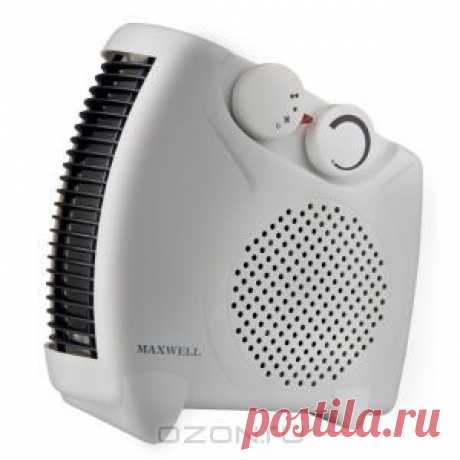 Напольный тепловентилятор Maxwell MW-3452 W – эффективное устройство для поддержания тепла в небольших помещениях с площадью до 15 кв. м. Работает от обычной сети 220-230В/50Гц. Имеет два уровня регулировки мощности – 2000 и 1000 Вт. Нагрев осуществляется нагревательными конструкциями, после чего тёплый воздух равномерно распределяется по комнате с помощью вентилятора, который также может работать и без нагрева. На случай возможного перегрева прибора предусмотрен термостат.