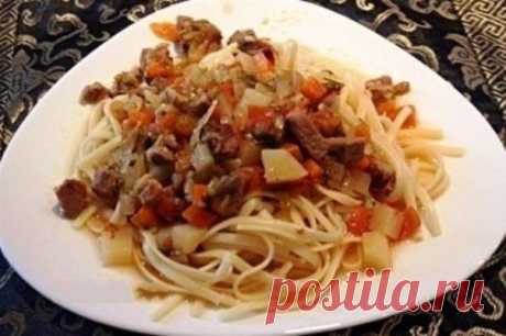 Один из вкуснейших шедевров среднеазиатской кухни! Ну, очень вкусно! &quot;Лагман&quot; Рецепт здесь...