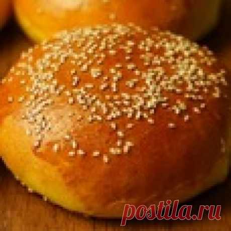 Пышные и мягкие булочки для гамбургеров Кулинарный рецепт