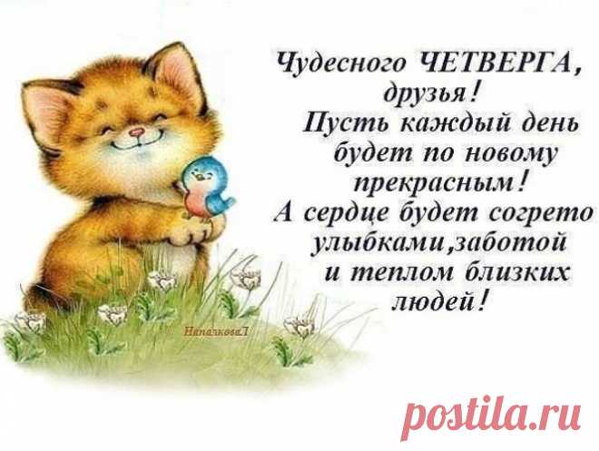Картинки пожелания «Доброго утра четверга» (23 фото) ⭐ Забавник