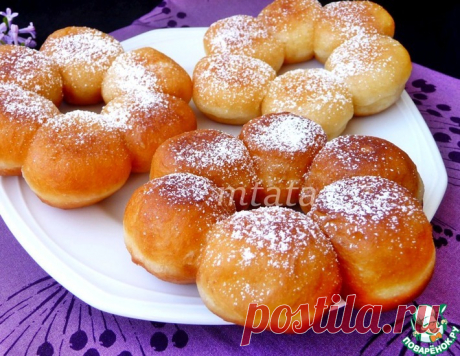 Пончики цветы