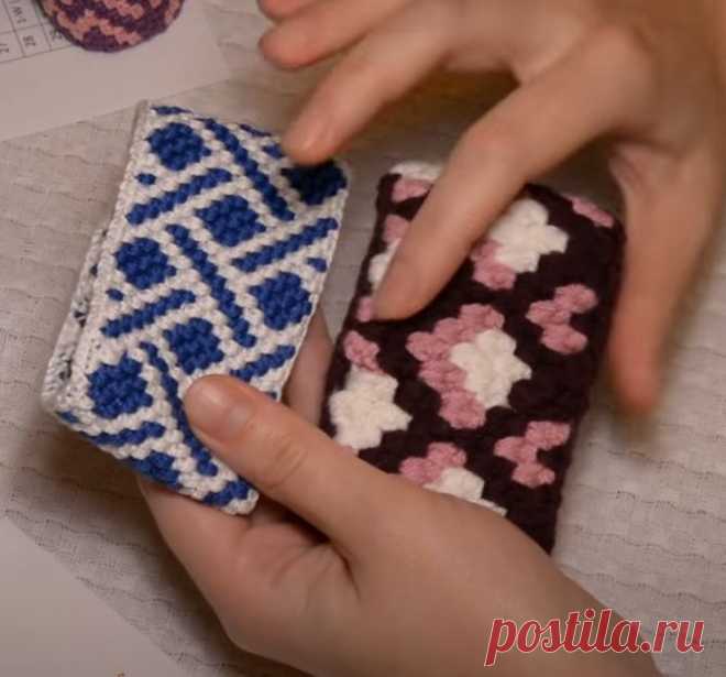 Как связать жаккард крючком