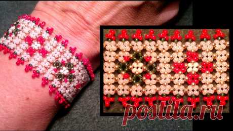 Beading4perfectionists : Pondo stitch Christmas bracelet advanced beading tutorial Pondo stitch beginners version : https://www.youtube.com/watch?v=daVaYEE0v58My Etsy shop with pdf files : https://www.etsy.com/shop/b4pbakupFollow me on faceb...