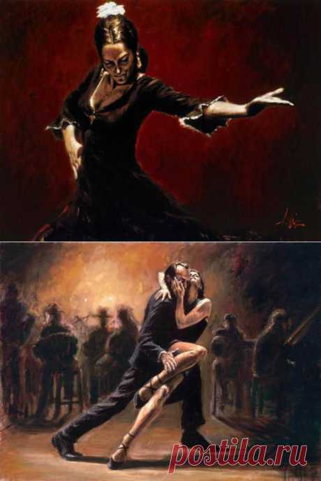 Fabian Perez и его страстный танец.