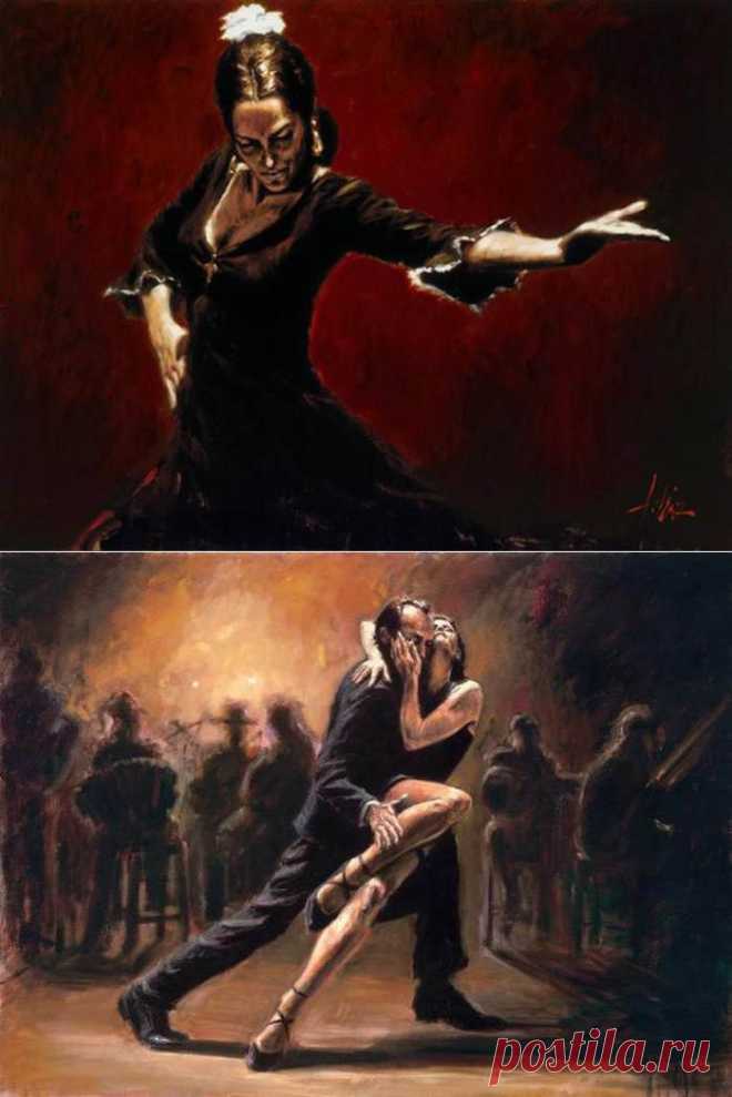 Fabian Perez и его страстный танец.