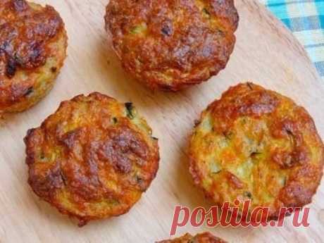 Маффины из кабачка и творога — Мегаздоров