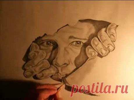 FANTASTIC PENCIL ILLUSION! - watch this! in HD!