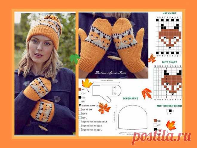 Самые популярные зимние жаккардовые шапки и узоры | Стильное вязание KNITMILO | Дзен