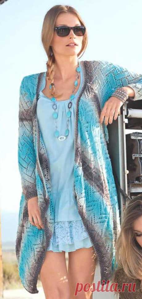 Cardigan with openwork patterns. Openwork pattern crochet cardigan | Домоводство для всей семьи.