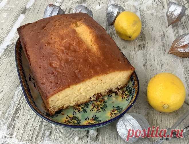 Лимонный кекс.