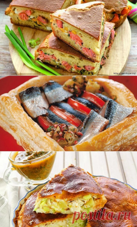 Самые вкусные рыбные пироги-3 рецепта