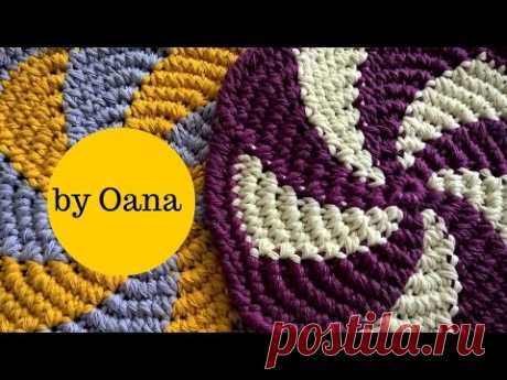 Crochet Tornado hotpad