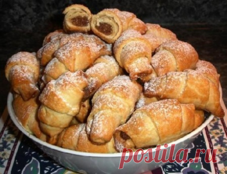 Рецепт - Песочные рогалики